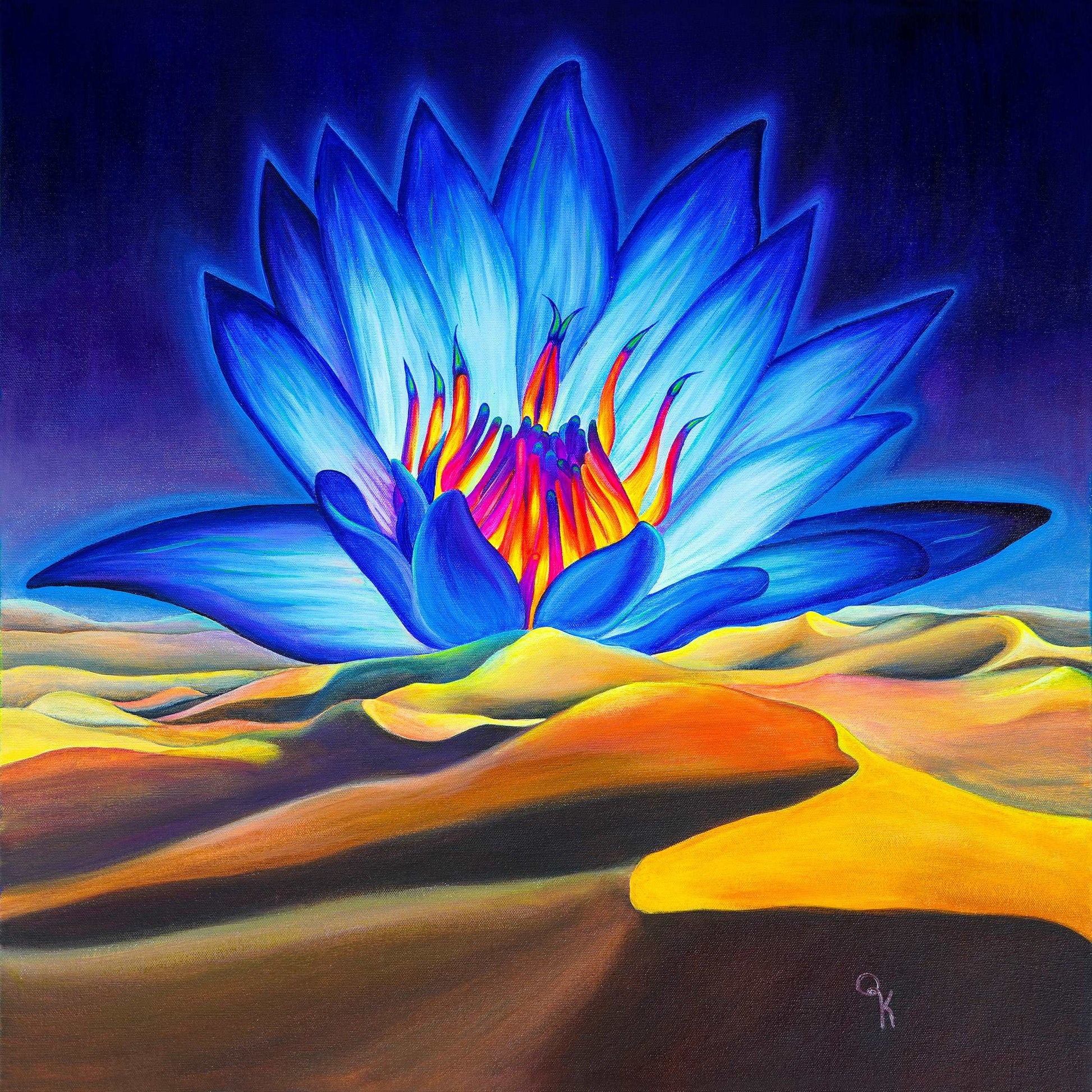 Blue Desert Lotus