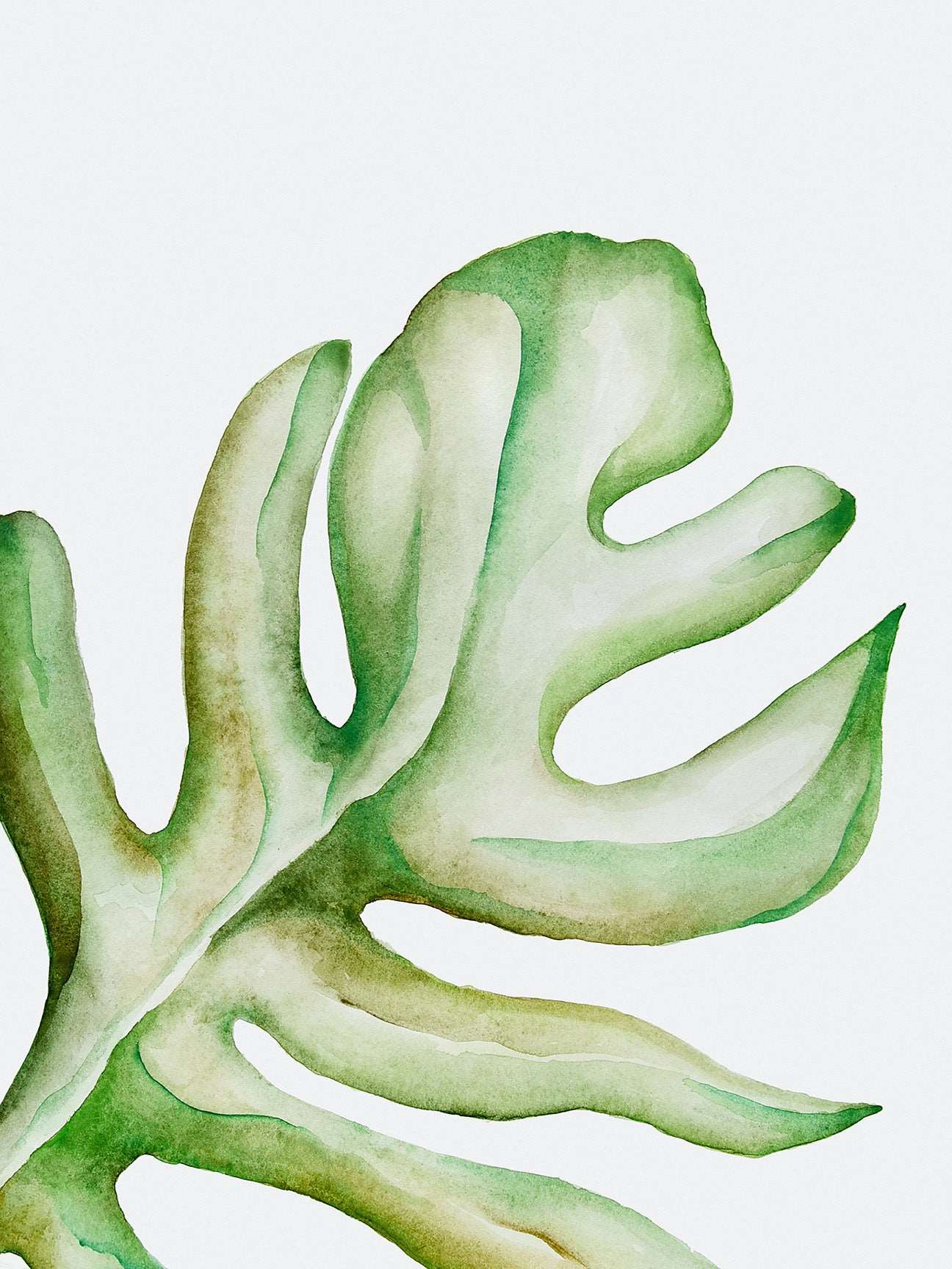 Watercolor Plant Series - Lush